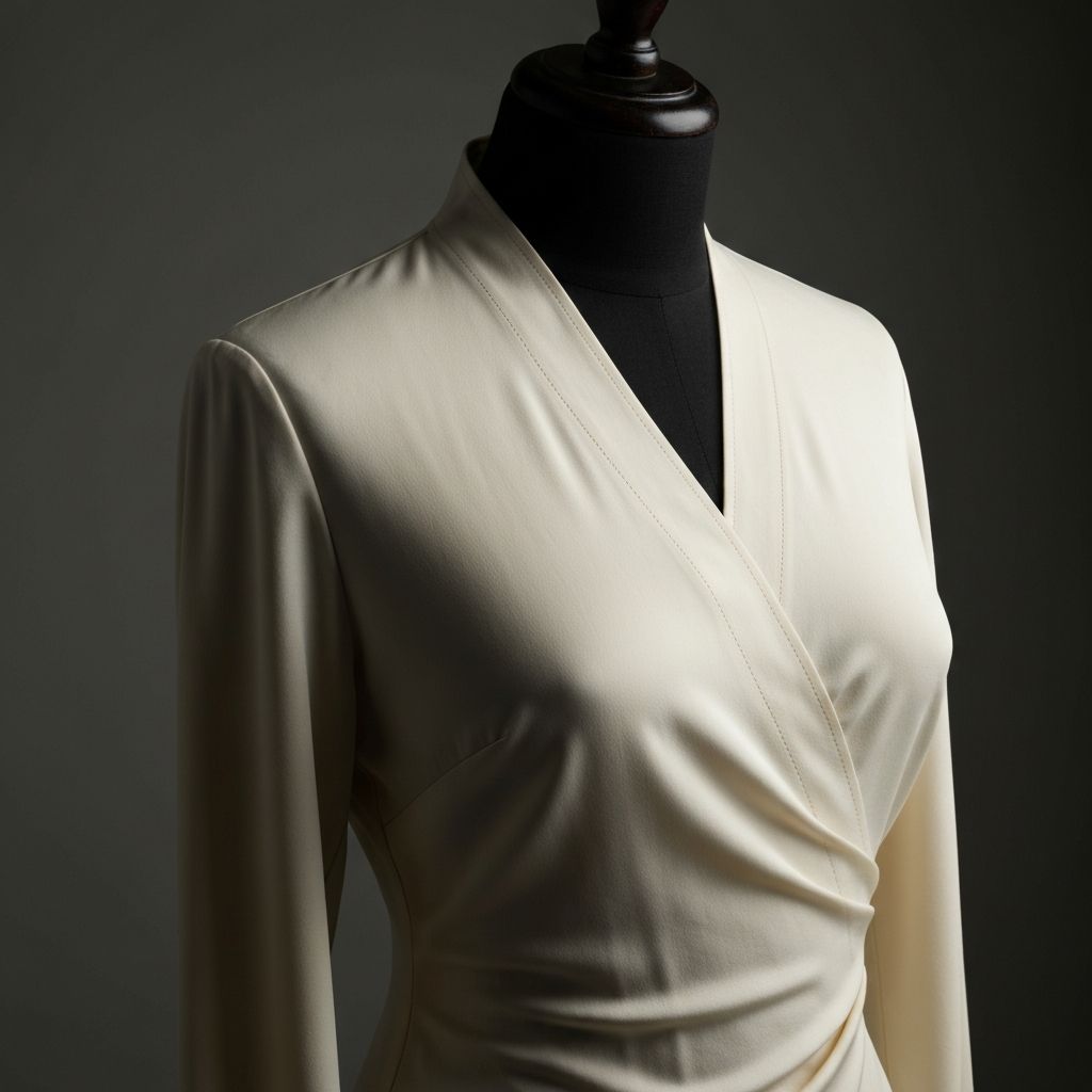 پیراهن ابریشمی کلاسیک